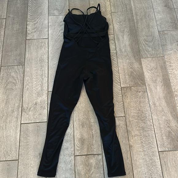 Black athletic jumpsuit - Picture 3 of 5